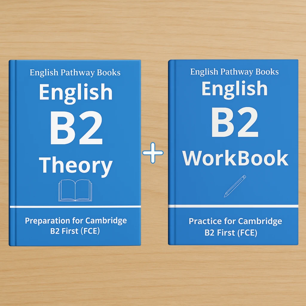 Pack B2 con teoría y workbook en PDF para preparación Cambridge B2 First