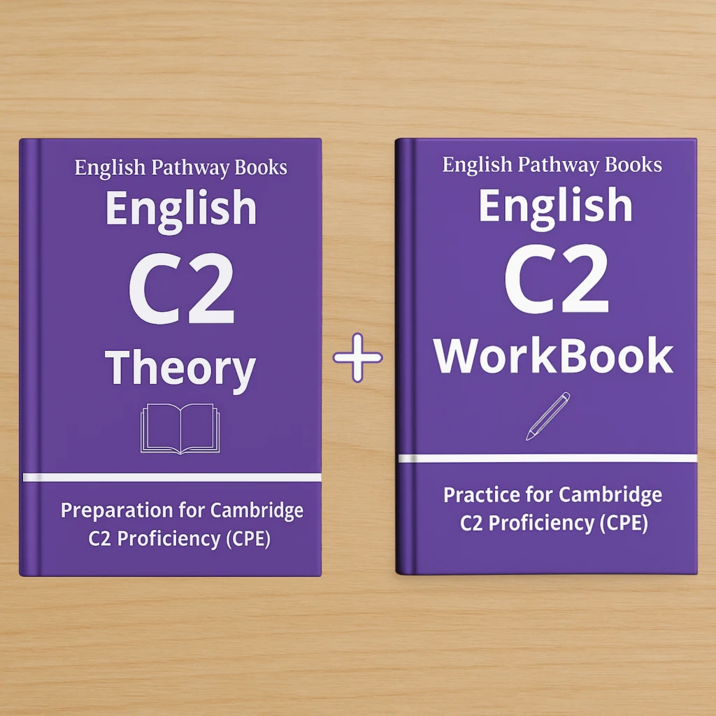 Pack C2 con teoría y workbook de nivel avanzado para Cambridge C2 Proficiency